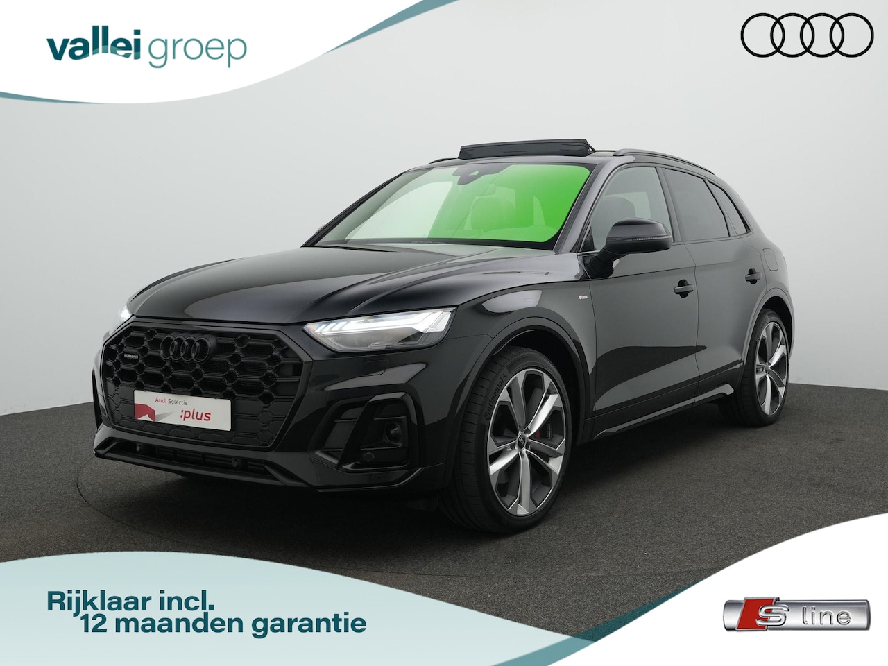 Audi Q5 - 55 TFSI e Quattro S edition Competition / S-Line | Panoramadak | Trekhaak | Luchtvering | - AutoWereld.nl
