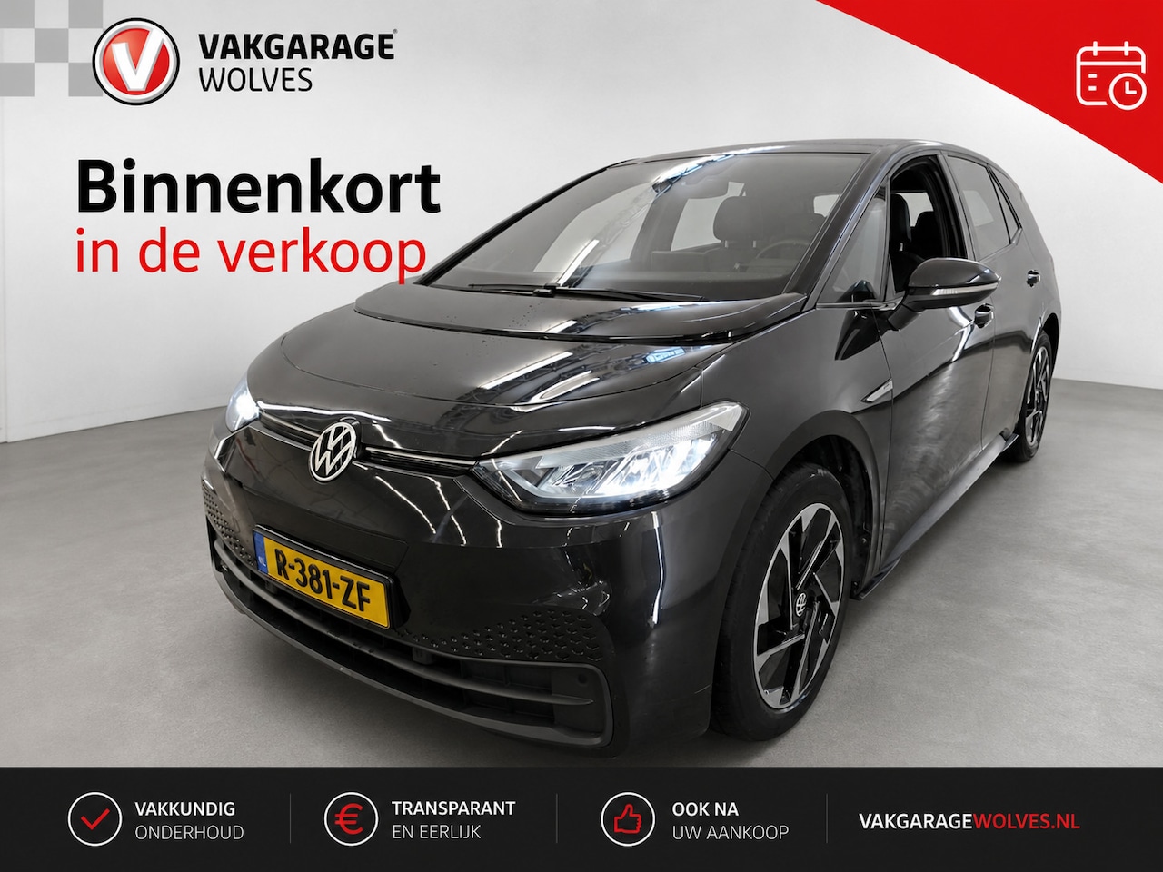 Volkswagen ID.3 - Pro 58 kWh | Navigatie | App connect | Velours bekleding | - AutoWereld.nl
