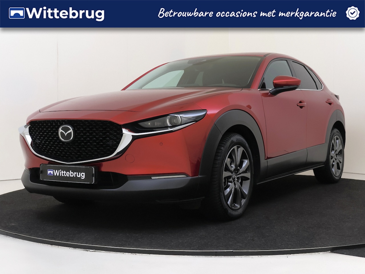 Mazda CX-30 - 2.0 e-SkyActiv-X M Hybrid Luxury TREKHAAK | NAVIGATIE | 18 INCH VELGEN | FULL LED - AutoWereld.nl