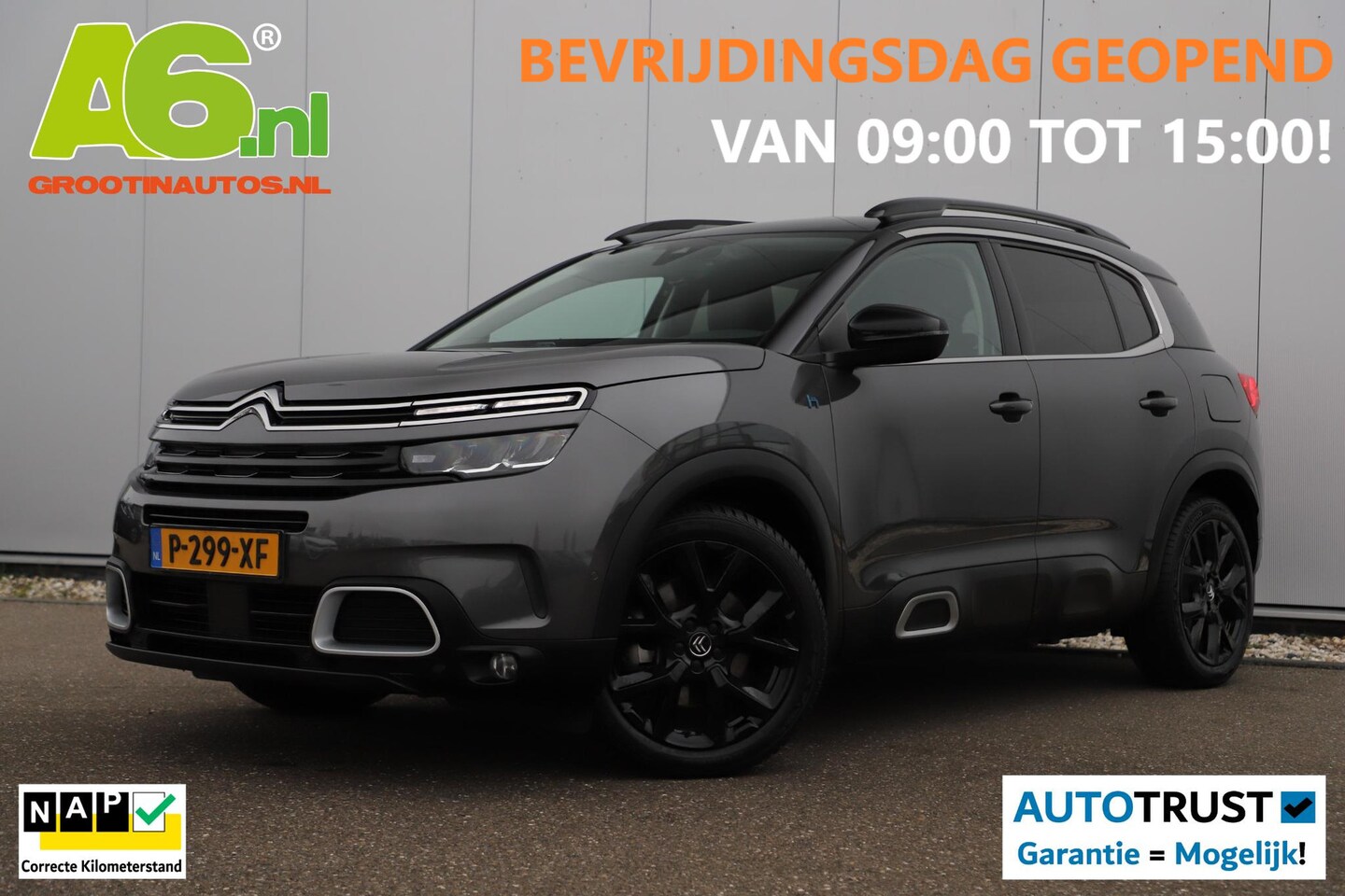 Citroën C5 Aircross - 1.6 Plug-in Hybrid 225 Business Plus Automaat 19 inch LMV Half Leder Navigatie Achteruitri - AutoWereld.nl