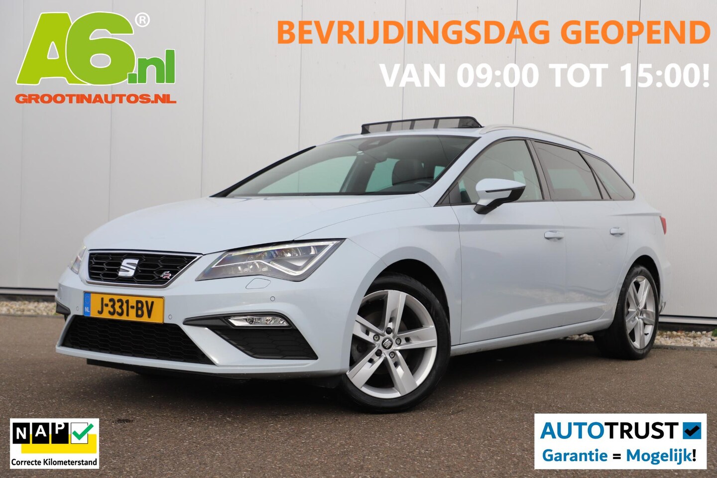 SEAT Leon ST - 1.0 TSI FR Ultimate Edition Virtual Cockpit Panoramadak 17 inch LMV Full LED Navigatie Ach - AutoWereld.nl