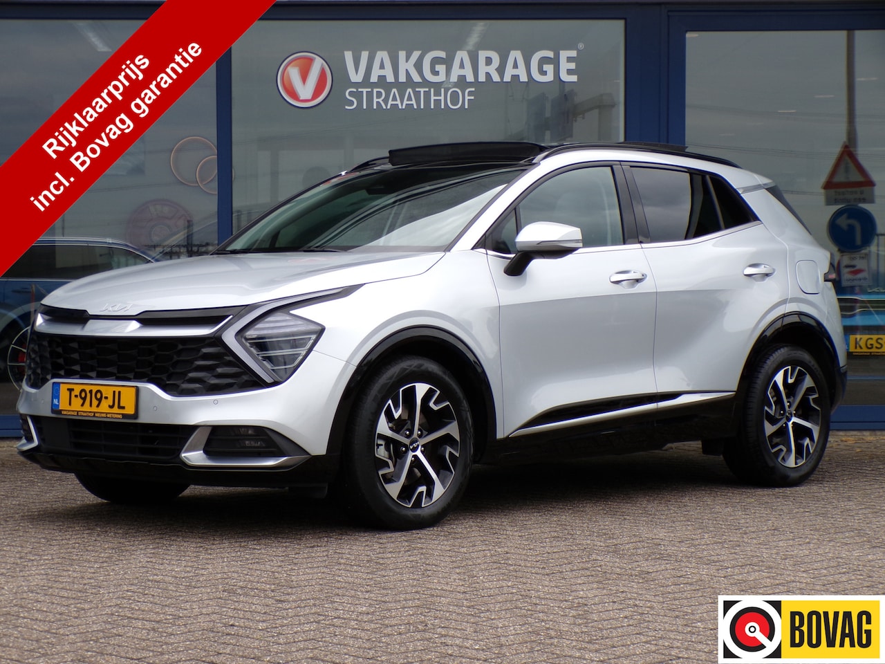 Kia Sportage - 1.6 T-GDi Hybrid DynamicPlusLine 1.6 T-GDi Hybrid DynamicPlusLine, Schuifdak / Stoel + stuurverwarming / Matrix LED / Camer - AutoWereld.nl