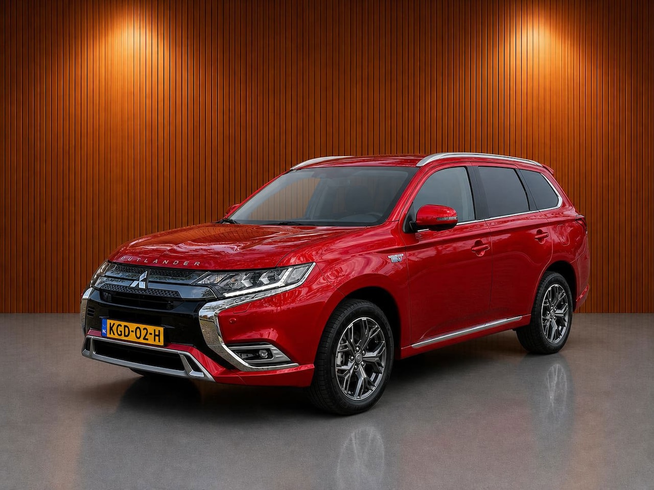 Mitsubishi Outlander - 2.4 PHEV Instyle Leder, Pano, 360 camera, Nieuwstaat - AutoWereld.nl