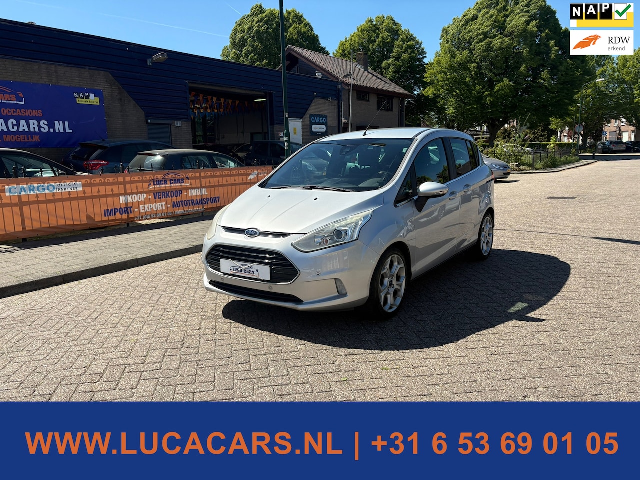 Ford B-Max - 1.0 EcoBoost Titanium 2X SLEUTEL + BOEKJES! - AutoWereld.nl