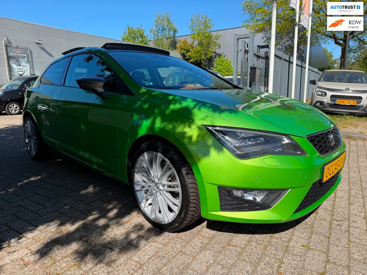 SEAT Leon SC - 1.8 TSI FR Business navi, cruise, panorama, full led, clima, multi-stuur, dealer onderhoud - AutoWereld.nl