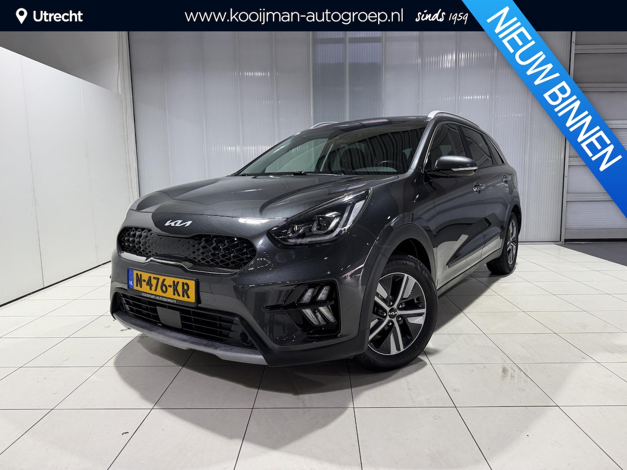 Kia Niro - 1.6 GDi Hybrid DynamicPlusLine Stoel en stuur verwarming, Apple Carplay/Android Auto, Navi - AutoWereld.nl