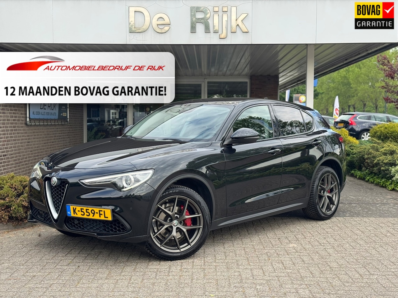 Alfa Romeo Stelvio - 2.0 T AWD Super | Leder, Navi, Stoelverw., Climate, Cruise, El. Achterklep | Goed onderhou - AutoWereld.nl