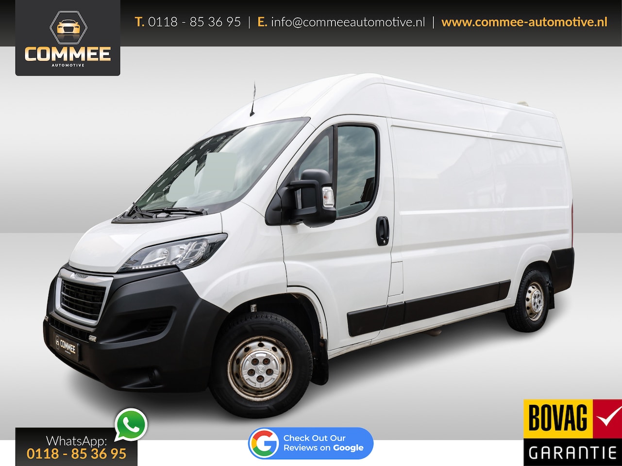 Peugeot Boxer - 330 2.2 BlueHDi 140 L2H2 Premium Volle Inrichting I Trekhaak I NAV I Cam - AutoWereld.nl