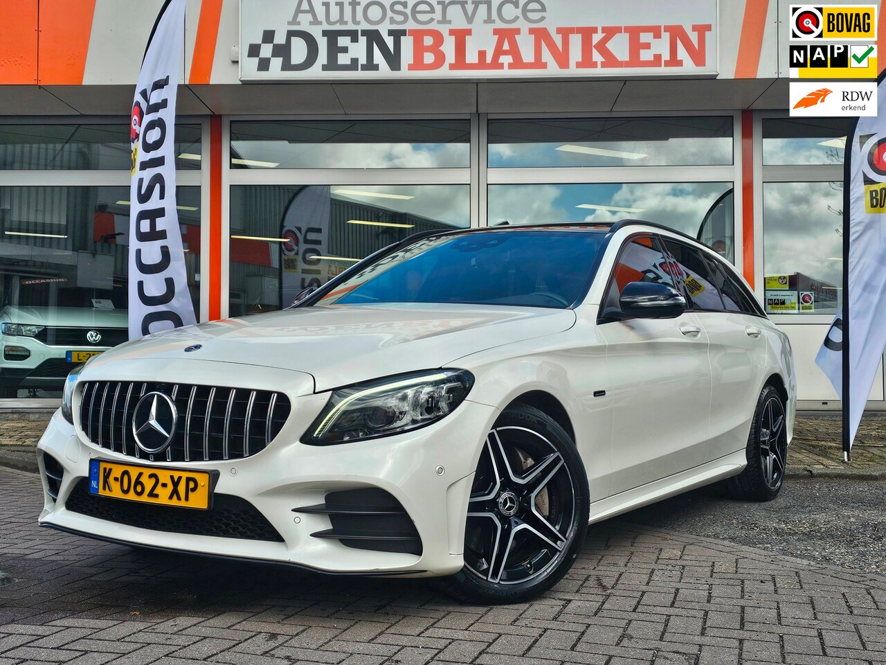 Mercedes-Benz C-klasse Estate - 300 e Bns Solution AMG Limited BJ.2021 / Panodak / Navi / SOH 89% / 360 / Led / H Leder / - AutoWereld.nl