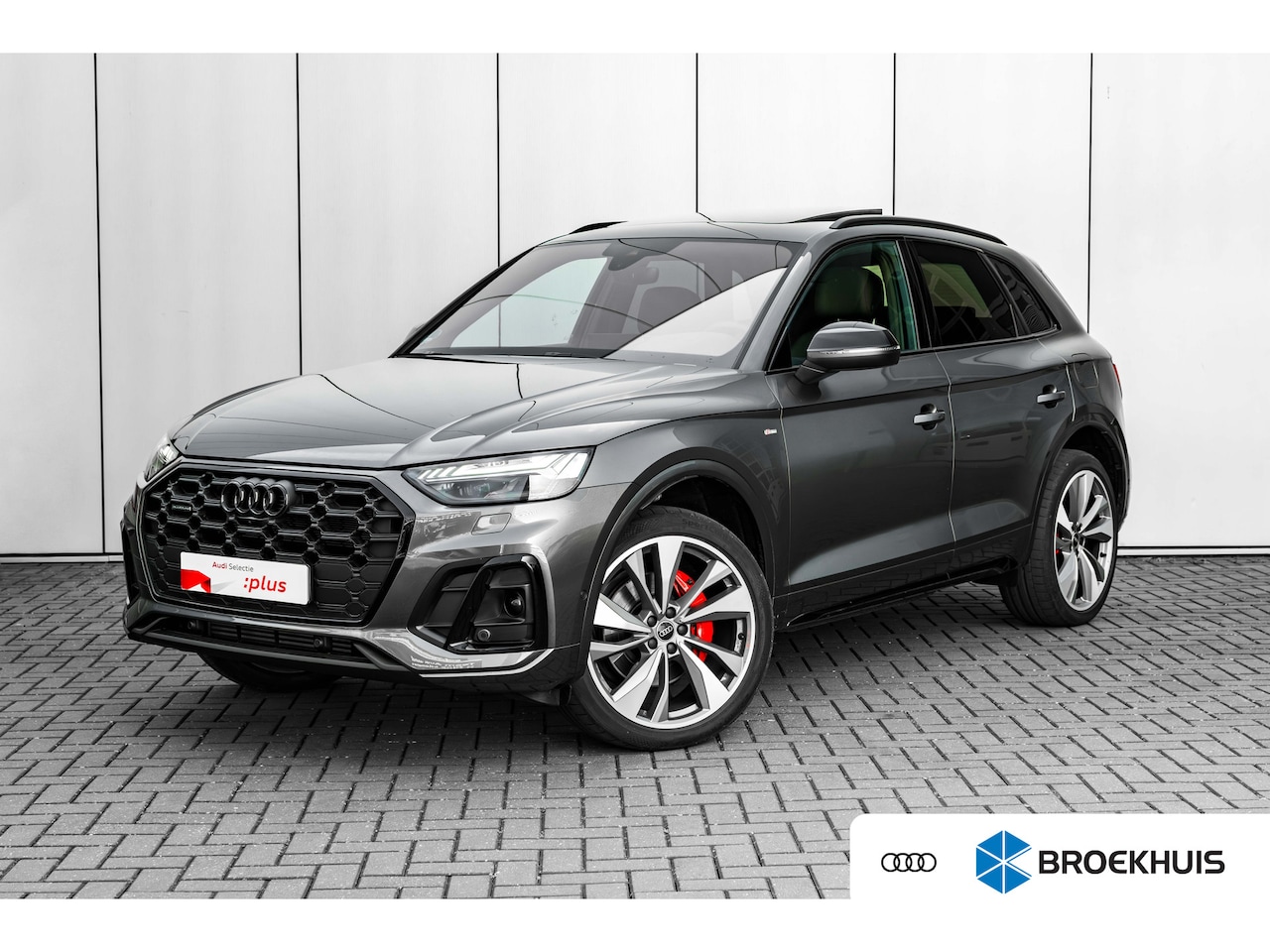 Audi Q5 - 55 TFSI e quattro Competition 367PK | Trekhaak | Panorama dak | Ledere Bekleding | 360 Cam - AutoWereld.nl