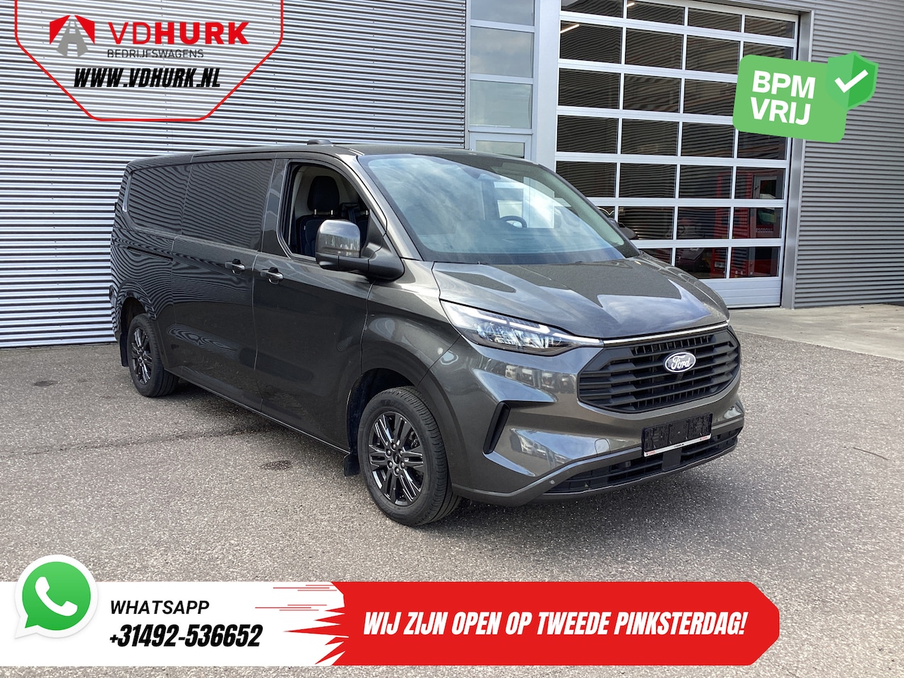 Ford Transit Custom - 2.0 TDCI 170 pk Aut. L2 2xSchuifdeur/ Adapt.Cruise/ B&O/ 360 Camera/ Carplay/ Stoelverw./ - AutoWereld.nl