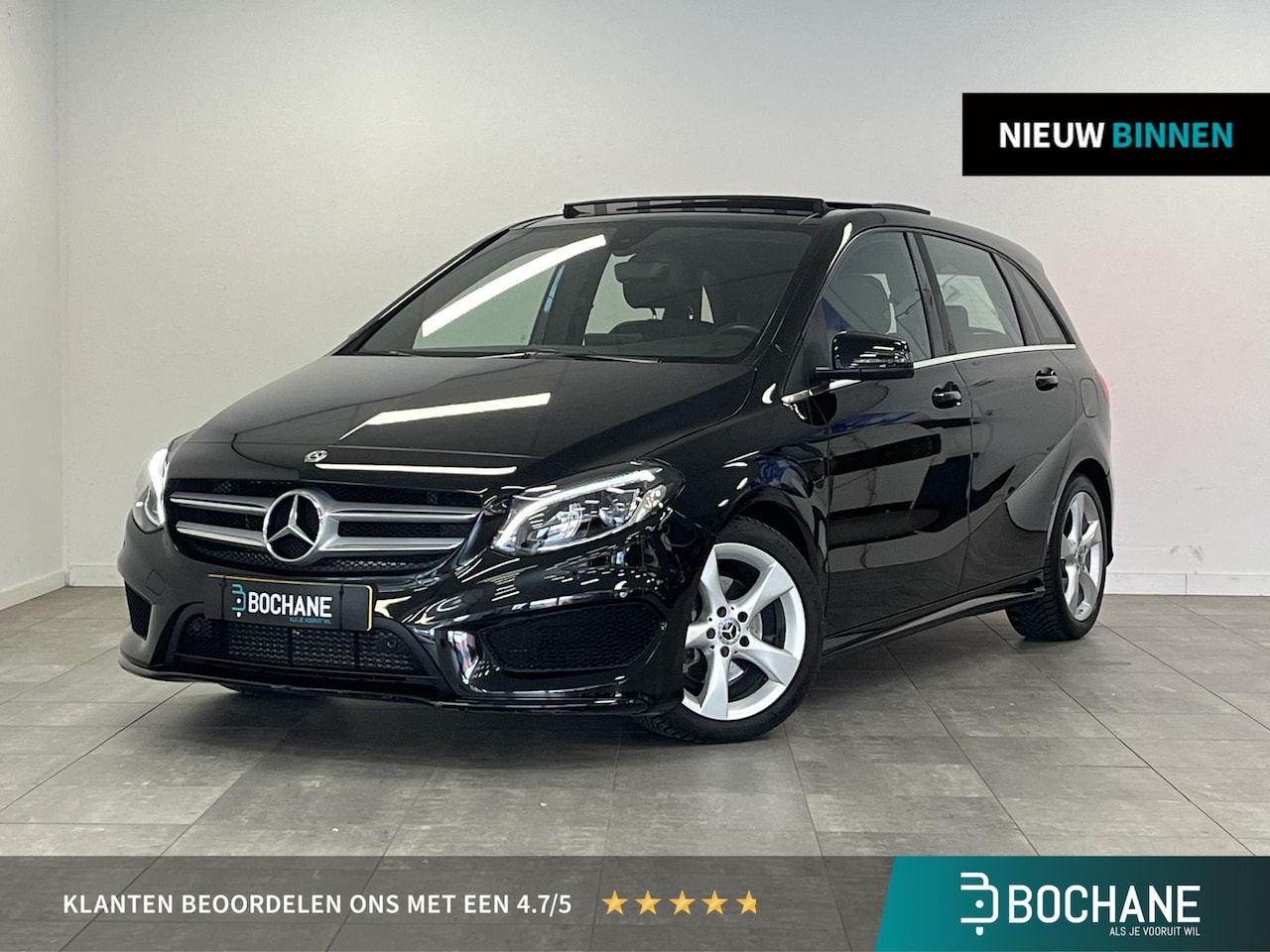 Mercedes-Benz B-klasse - 180 Business Solution AMG | Pano | Stoelverwarming | Parkeersensoren V+A | - AutoWereld.nl