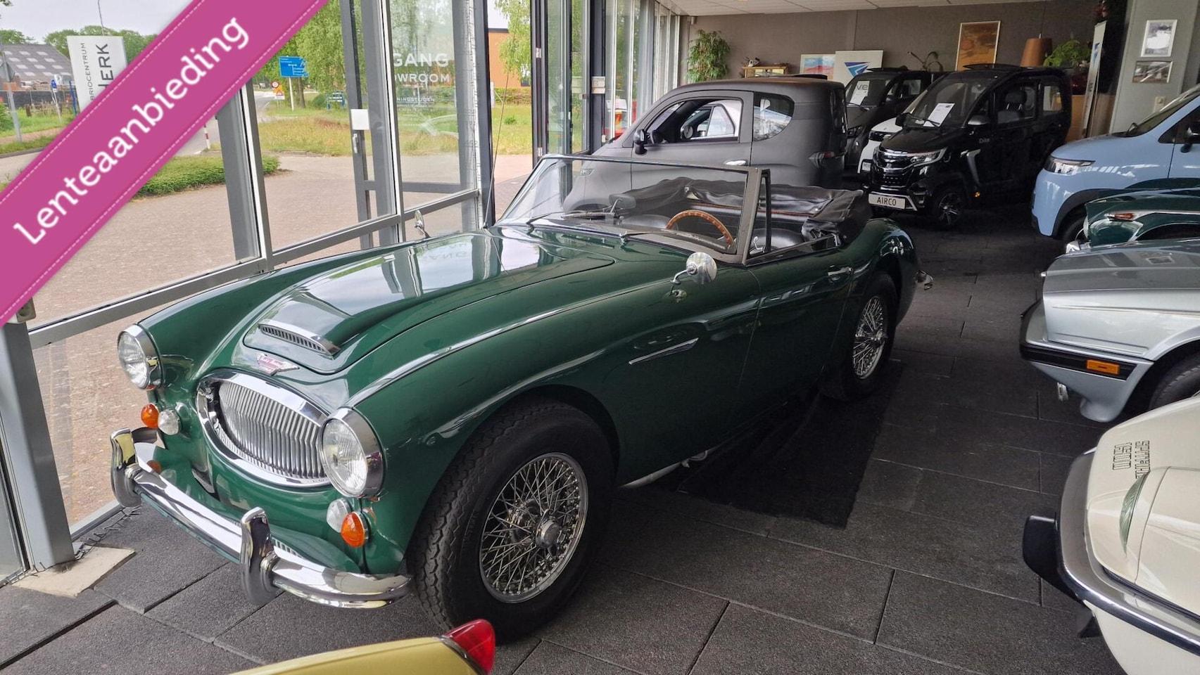 Austin Healey - BJ8 serie 2/ chroomspaakwielen/ overdrive - AutoWereld.nl