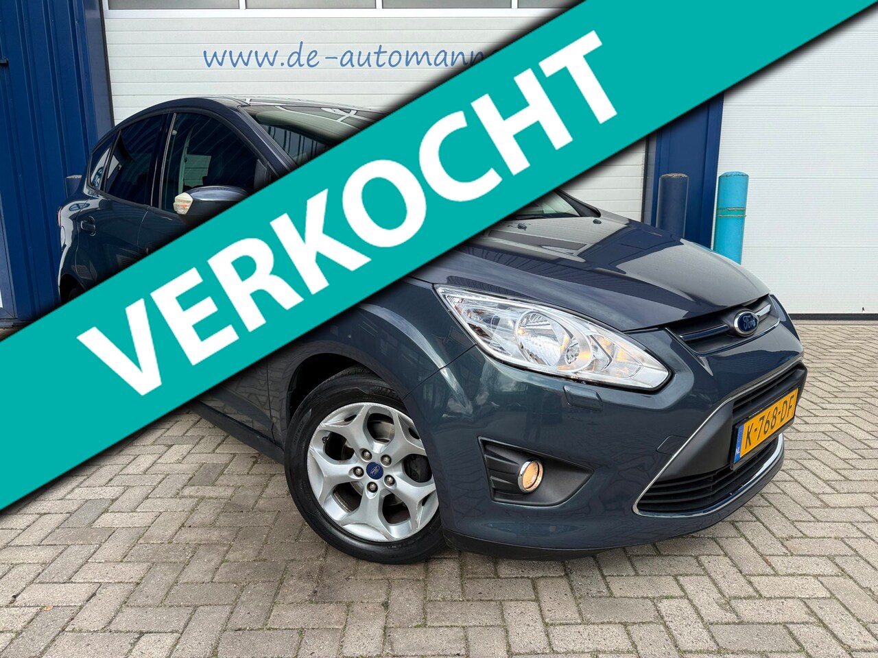 Ford C-Max - 1.0 Titanium 125 pk / AIRCO / NAVI / 88.993 km! / NWE D.RIEM en KOPPELING - AutoWereld.nl