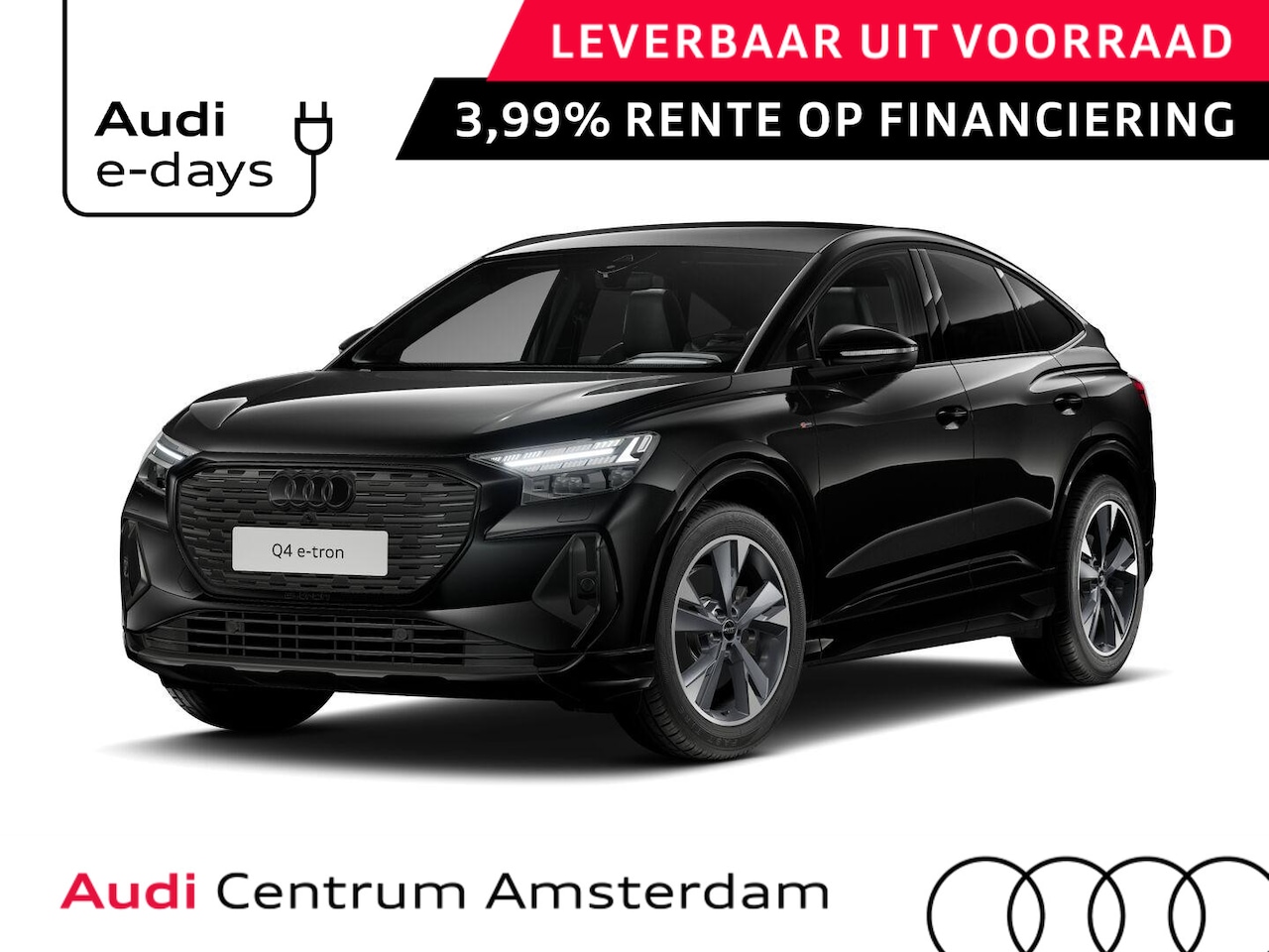 Audi Q4 Sportback e-tron - 45 S edition Competition 82 kWh 286 pk | Assistentiepakket plus | Comfortpakket | Lichtpak - AutoWereld.nl