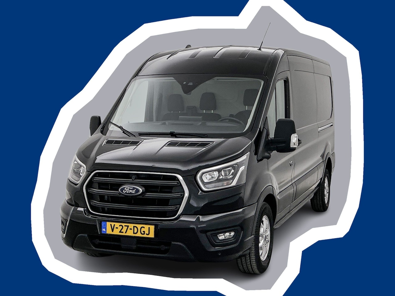 Ford Transit - 350 2.0 TDCI L3H2 Limited Schuifdeur L+R 360° camera Adaptieve cruise control Navigatie Ca - AutoWereld.nl