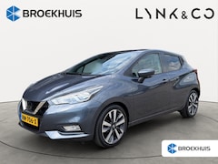 Nissan Micra - 0.9 IG-T Tekna | Achteruitrijcamera | Cruise control | Keyless entry | Parkeersonsor achte