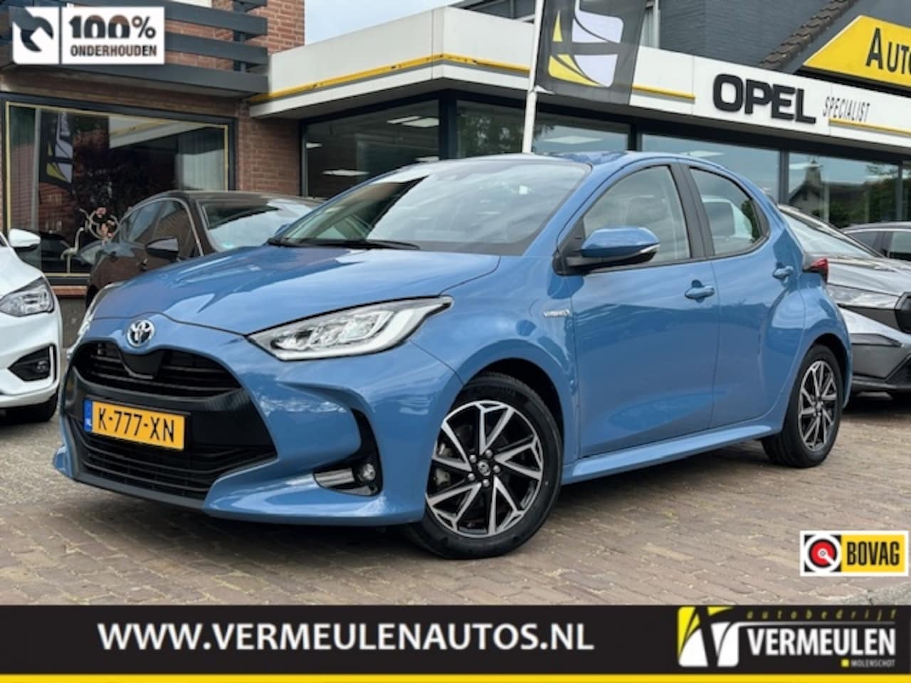 Toyota Yaris - 1.5 Hybrid 116PK Dynamic Automaat + 16"/ Clima/ Cruise/ Camera/ Full-LED/ CarPlay/ NL auto - AutoWereld.nl