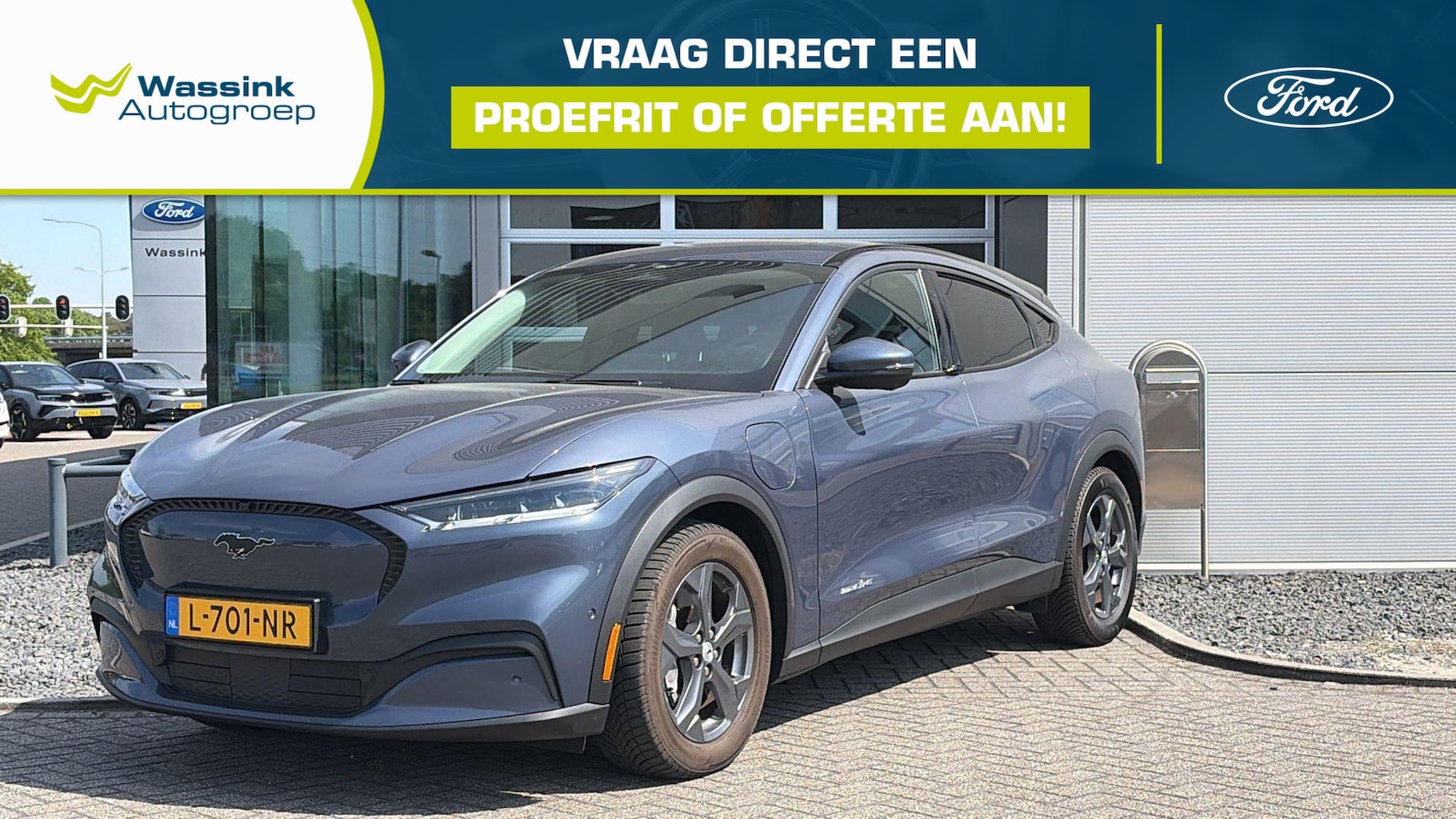 Ford Mustang Mach-E - 75kWh 258pk RWD Technology Pack Leder | Navigatie | Adaptive cruise | - AutoWereld.nl