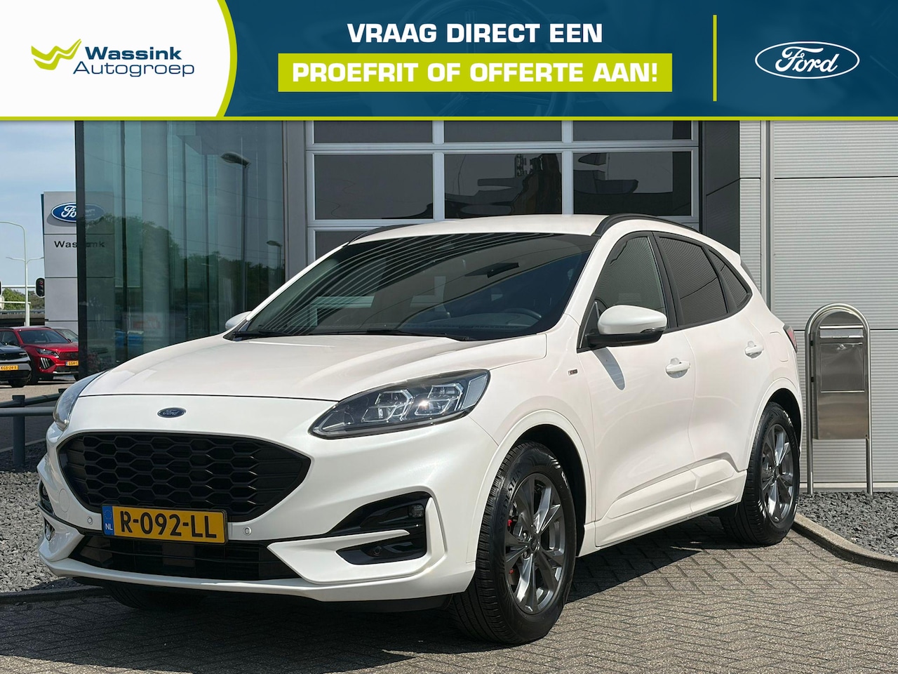 Ford Kuga - 1.5 EcoBoost ST-Line X Winterpack | Trekhaak | Leder/alcantara stoelen | Navigatie | - AutoWereld.nl