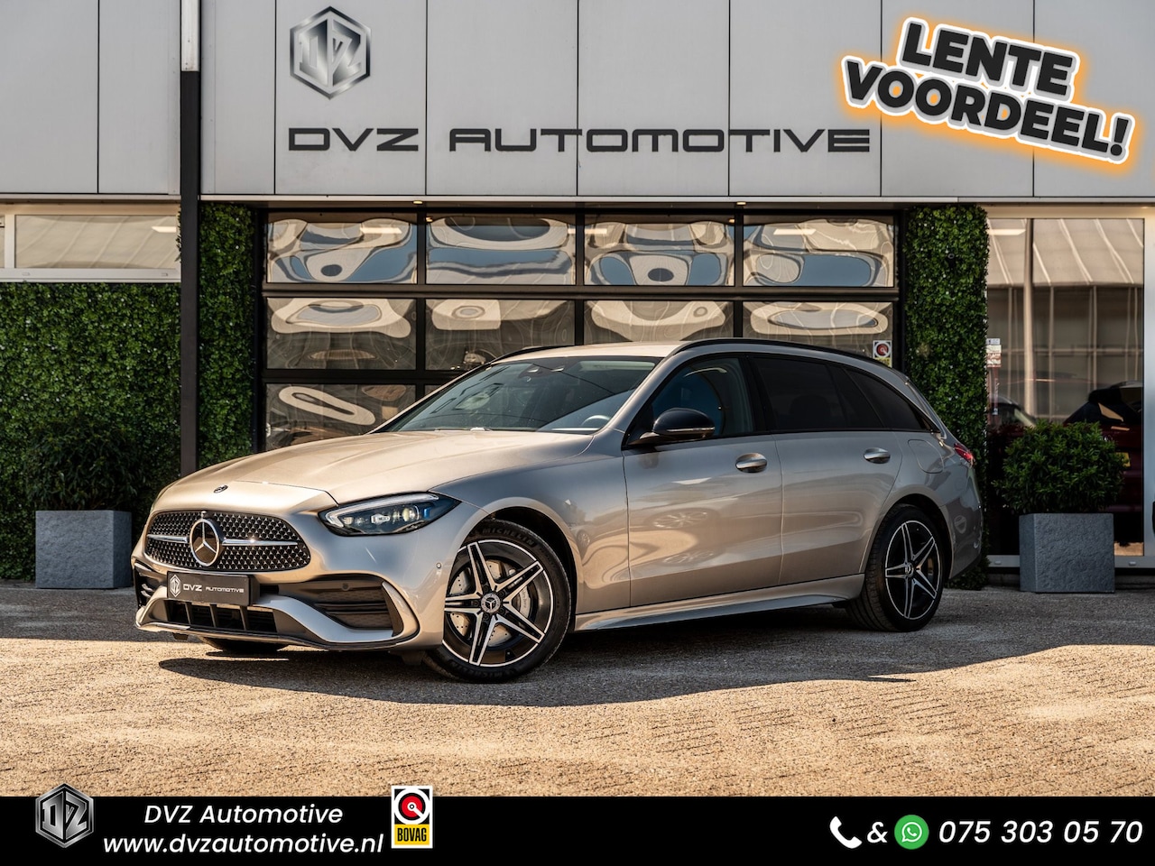 Mercedes-Benz C-klasse Estate - 300 e AMG Line | Night | 360 Cam | Trekhaak | BTW - AutoWereld.nl
