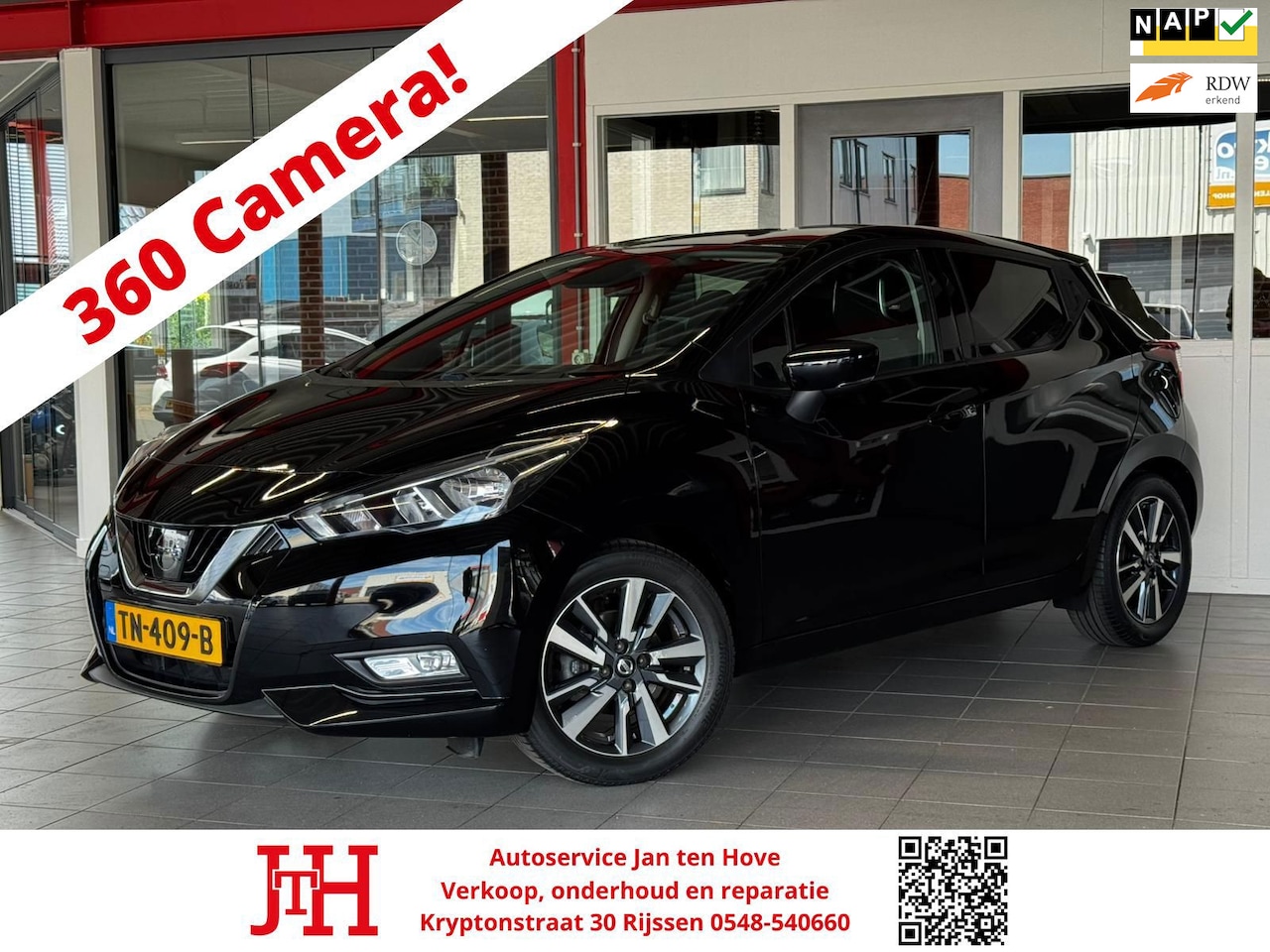 Nissan Micra - 0.9 IG-T N-Connecta*360 Camera*Cruise Control*Clima*Navigatie*Bose-Audio* - AutoWereld.nl