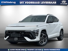 Hyundai Kona - 1.6 GDI HEV N Line Sky Full Hybride Automaat Met Panoramadak, Navigatie, Adaptive Cruise C