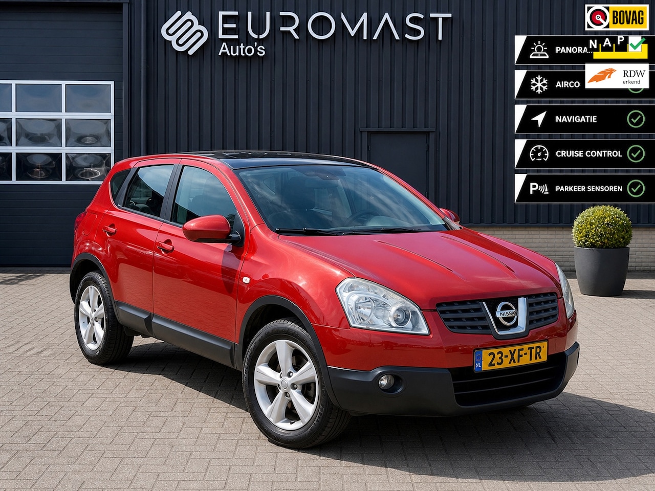 Nissan Qashqai - 1.6 Acenta Navi Cruise Airco Camera Pdc Nieuwe Apk - AutoWereld.nl