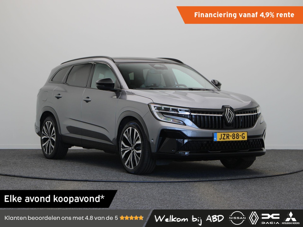 Renault Espace - E-Tech full hybrid 200 iconic 7p. | Vierwielbesturing | Glazen panorama dak | Head-up disp - AutoWereld.nl