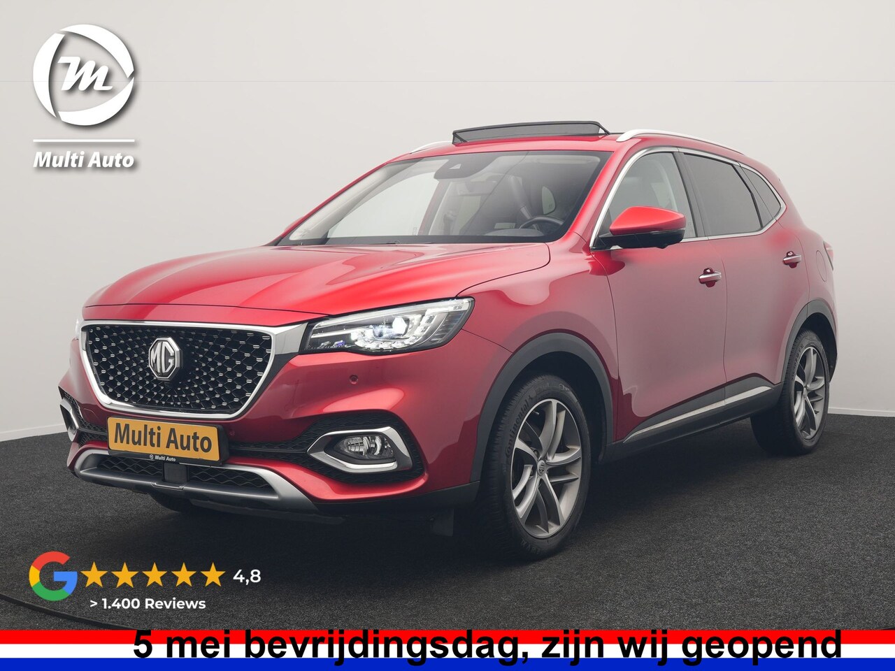MG EHS - 1.5 TGDI Luxury PHEV 258pk | Panodak | Adaptive Cruise | 360 Camera | Lederen Sportstoelen - AutoWereld.nl