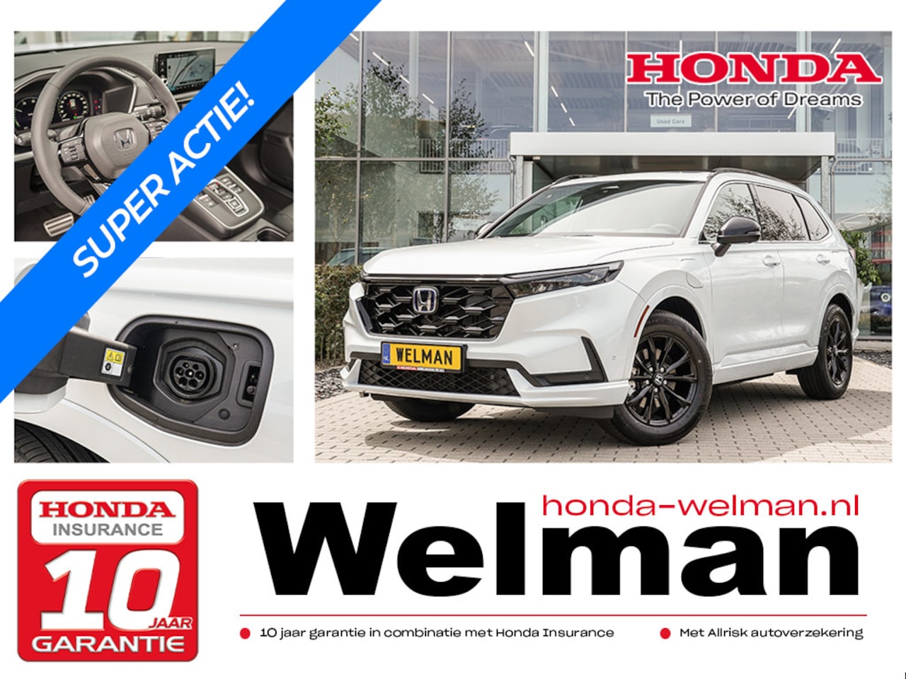 Honda CR-V - 2.0i e:PHEV ADVANCE TECH - AKTIE - NIEUW - PLUG -IN HYBRID - AUTOMAAT - AutoWereld.nl