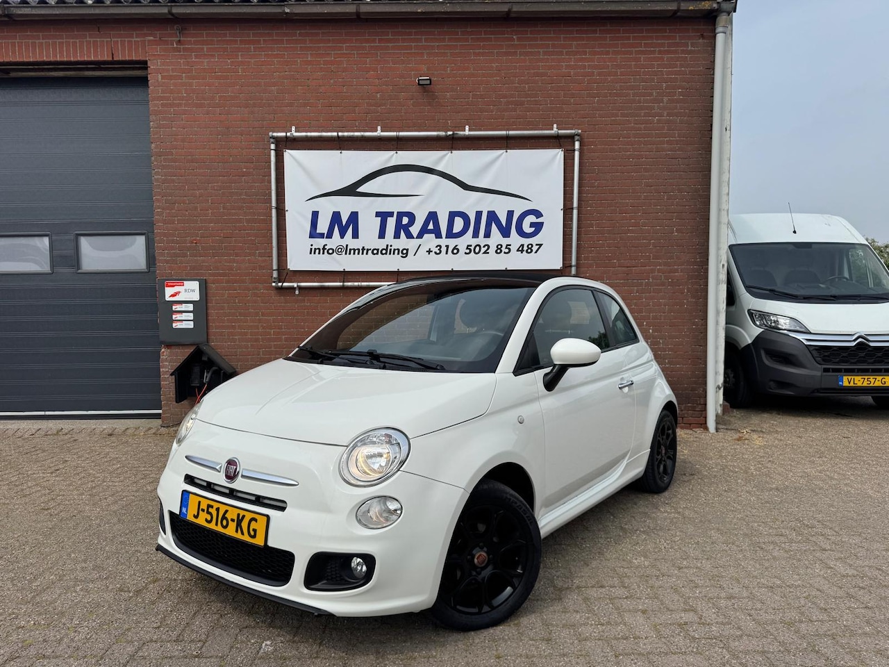 Fiat 500 C - 1.2 500S CABRIO LMV AIRCO DIGITAAL DASHBOARD 2 SLEUTELS + BOEKJES - AutoWereld.nl