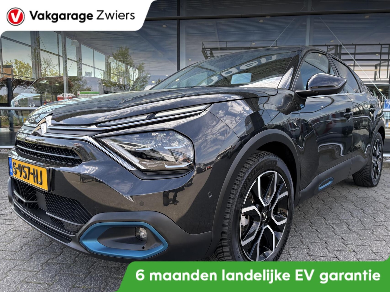 Citroën Ë-C4 - Feel 50 kWh SOH 94% Trekhaak Camera Half Leer Climate Controle Navi Stuurwielverwarming - AutoWereld.nl