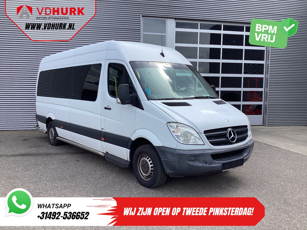 Mercedes-Benz Sprinter - 313 2.2 CDI L3H2 €8.773 Incl. BTW BPM VRIJ! EXPORT Combi/ 9 Persoons/ Kombi/ 9P/ Airco/ Ro - AutoWereld.nl