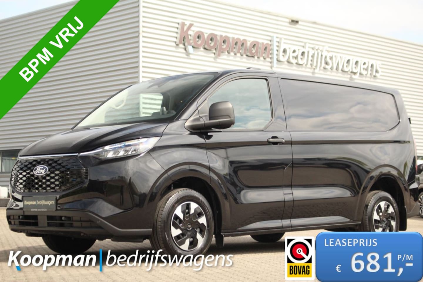 Ford Transit Custom - E-Transit 320 L1H1 Trend | 71 kWh | 100kW/136pk | Camera | Carplay/Android | Cruise | Leas - AutoWereld.nl