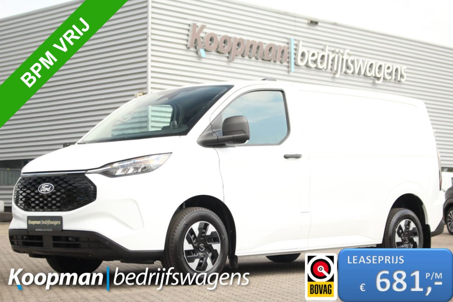 Ford Transit Custom - E-Transit 320 L1H1 Trend | 71 kWh | 100kW/136pk | Camera | Carplay/Android | Cruise | Leas - AutoWereld.nl