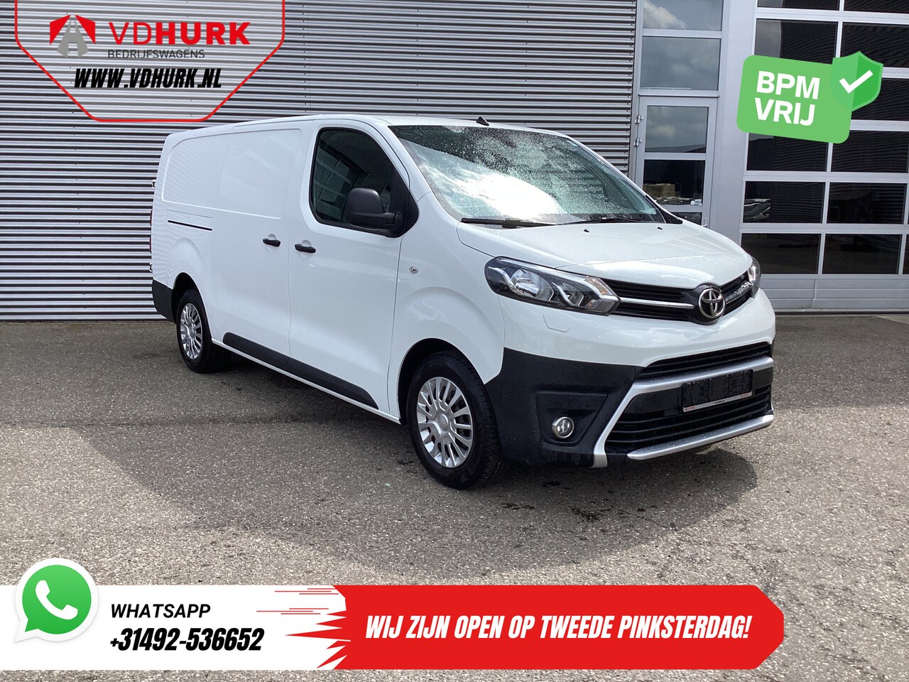 Toyota ProAce Worker - 2.0 145 pk L3 Standkachel/ Stoelverw/ Carplay/ Camera/ PDC/ Cruise/ Trekhaak/ Airco - AutoWereld.nl