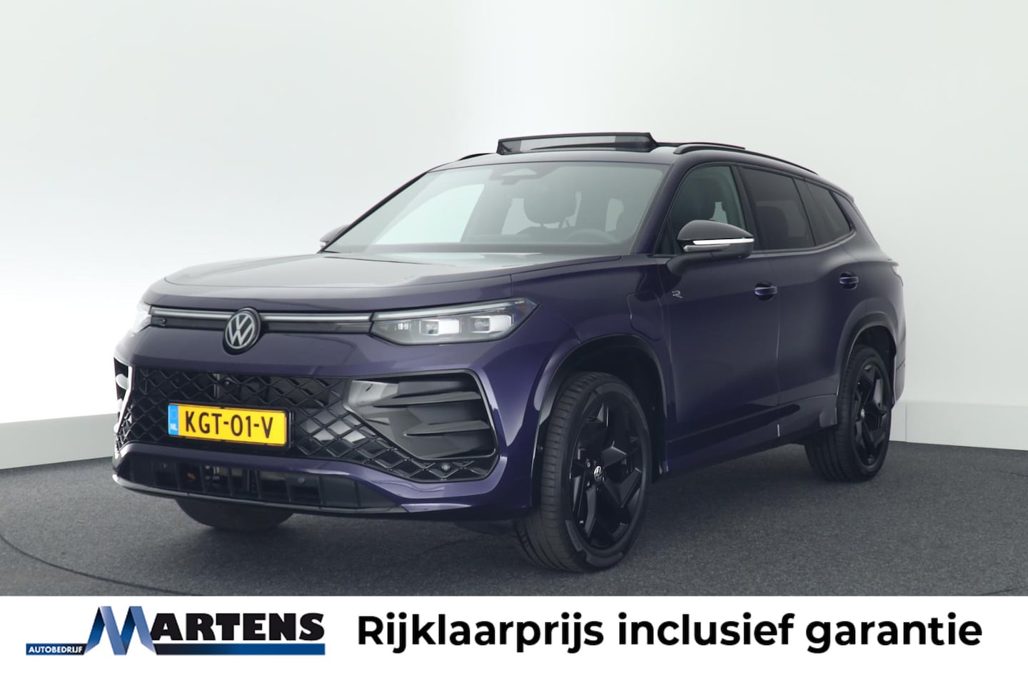 Volkswagen Tayron - 1.5 eHybrid 204pk R-Line Edition Black Style Trekhaak 360Camera Leder Stoelventilatie Memo - AutoWereld.nl