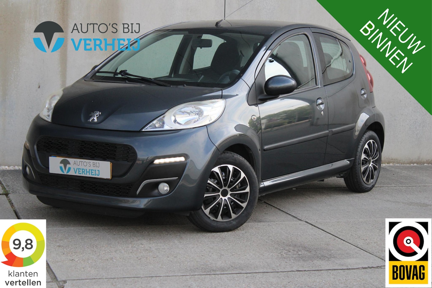 Peugeot 107 - 1.0 Active / 5-DRS / AIRCO / ELEKTRISCHE RAMEN / 1E EIGENAAR - AutoWereld.nl