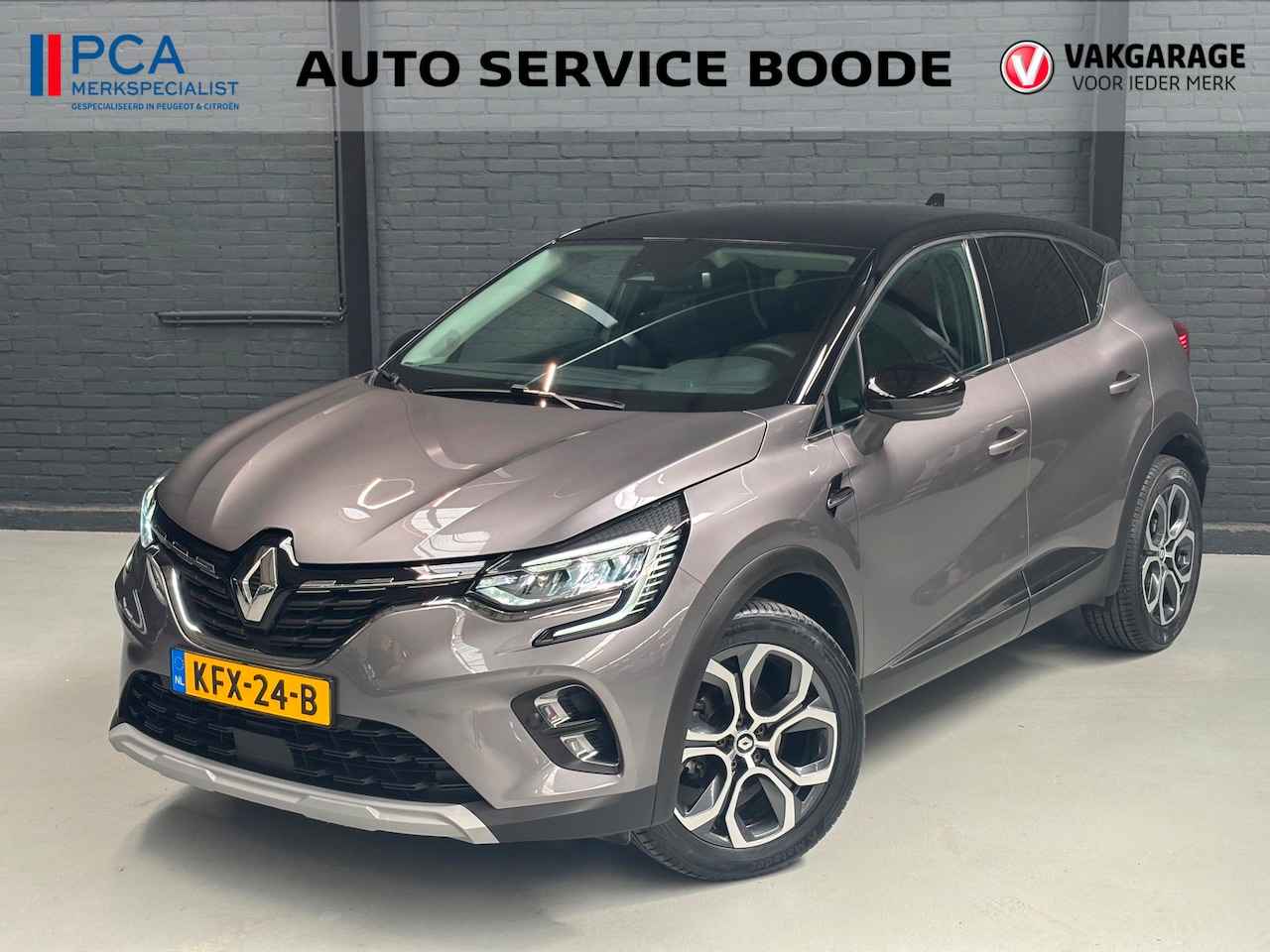 Renault Captur - 1.3 Mild Hybrid (140 pk) Intens automaat - navigatie - camera - zwart dak - 18 inch - AutoWereld.nl