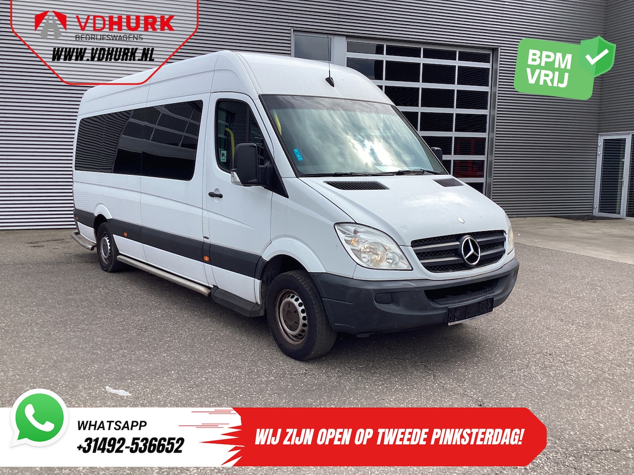 Mercedes-Benz Sprinter - 313 2.2 CDI L3H2 €8.773 Incl. BTW BPM VRIJ! EXPORT Combi/ 9 Persoons/ Kombi/ 9P/ Airco/ Ro - AutoWereld.nl