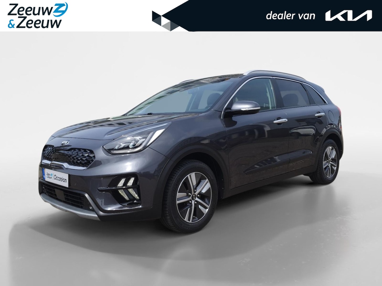 Kia Niro - 1.6 GDi Hybrid DynamicPlusLine | Stoel en stuurverwarming | Lederen bekleding | Navigatie - AutoWereld.nl
