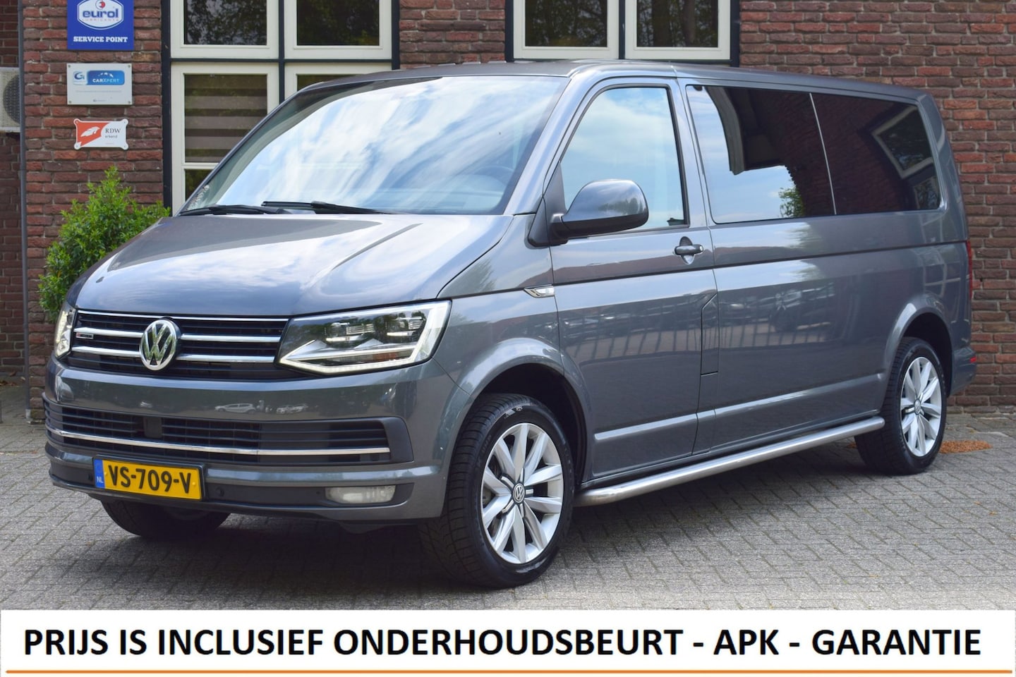 Volkswagen Transporter - 2.0 TDI DSG Aut. L2H1 DC 4Motion Highline dubbel cabine | Trekhaak | Lederen bekleding | S - AutoWereld.nl
