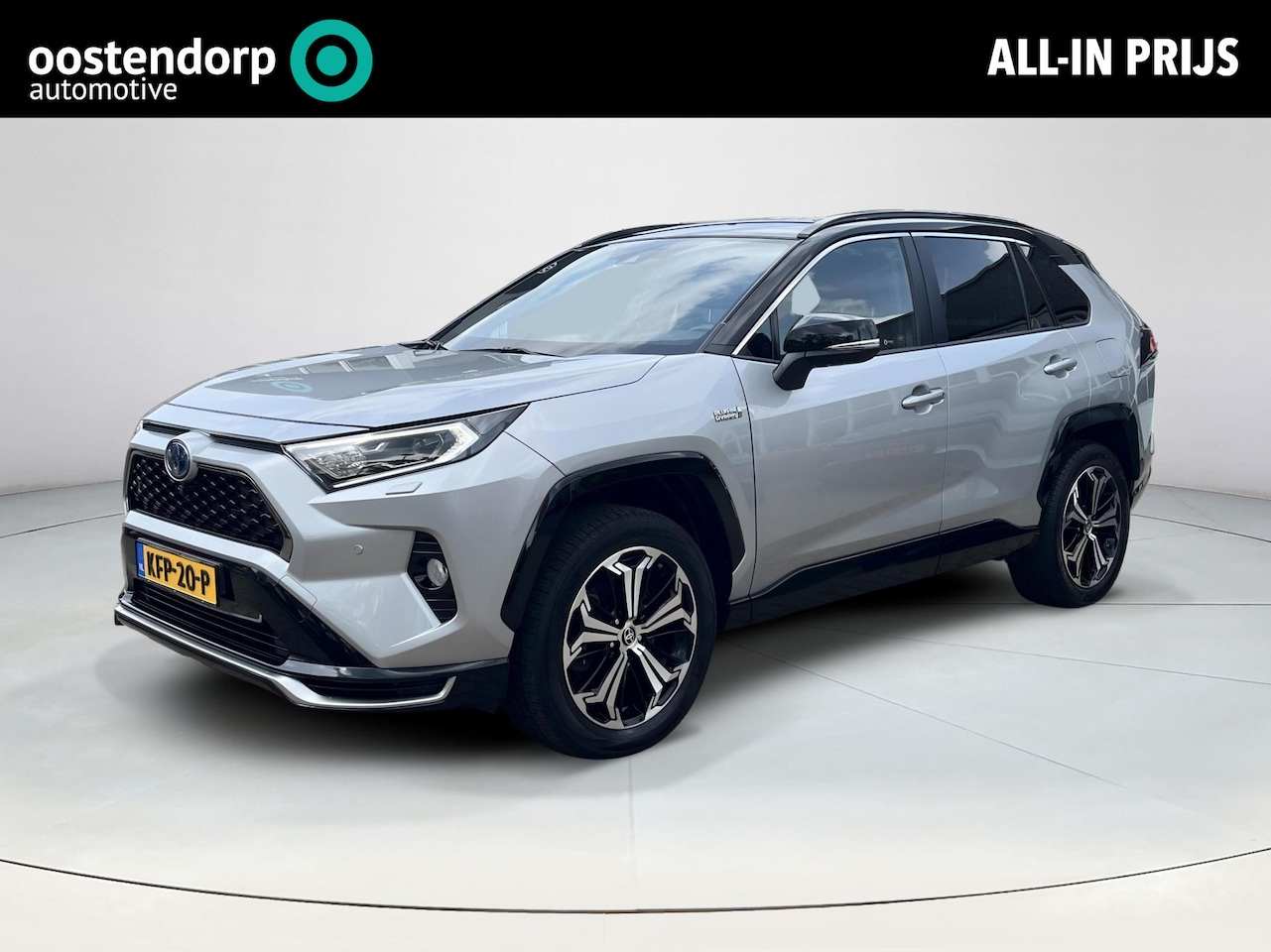 Toyota RAV4 - 2.5 Plug-in Hybrid AWD Bi-Tone Plus | Trekhaak | Geventileerd leer | Carplay | Stoel- + st - AutoWereld.nl