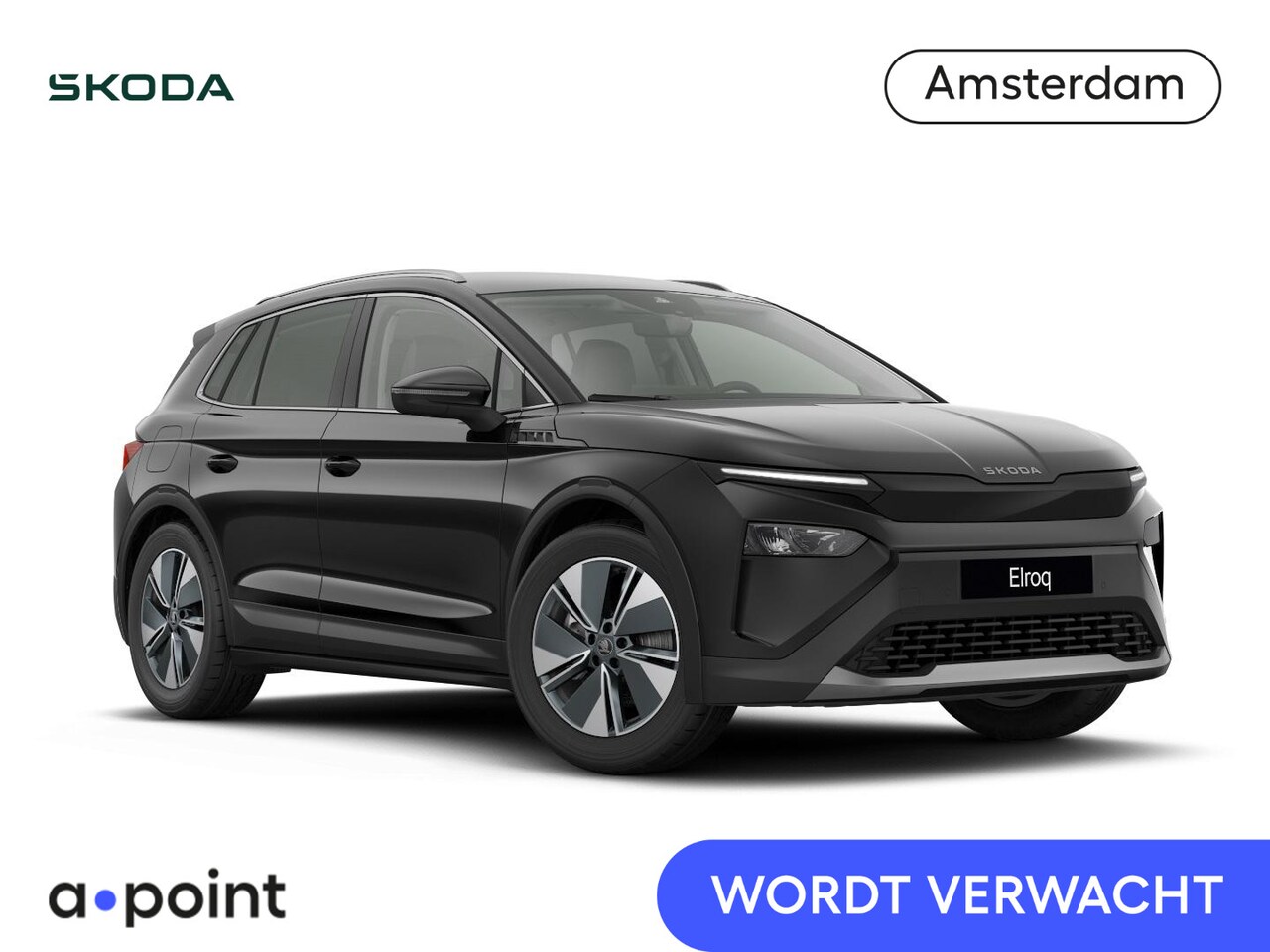 Skoda Elroq - 85 Business Edition 286 pk | 19 inch lichtmetalen velgen 'Regulus', Antraciet - AutoWereld.nl