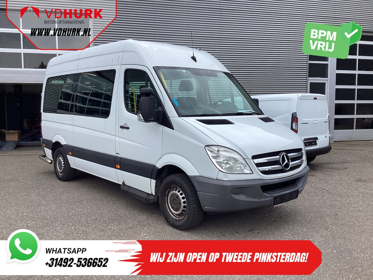 Mercedes-Benz Sprinter - 313 2.2 CDI L2H2 €8.772 Incl. BTW BPM VRIJ! EXPORT Combi/ 9 Persoons/ Kombi/ 9P/ Airco/ Ro - AutoWereld.nl