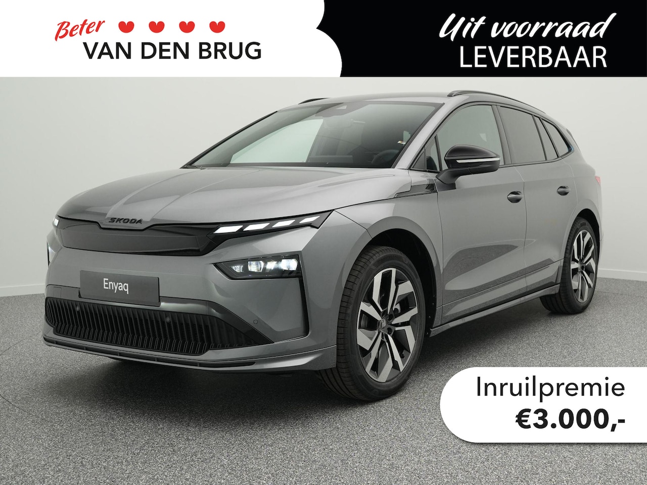 Skoda Enyaq iV - Sportline 85 | Trekhaak | Camera | Navigatie | Adaptieve cruise control | Elektrische acht - AutoWereld.nl