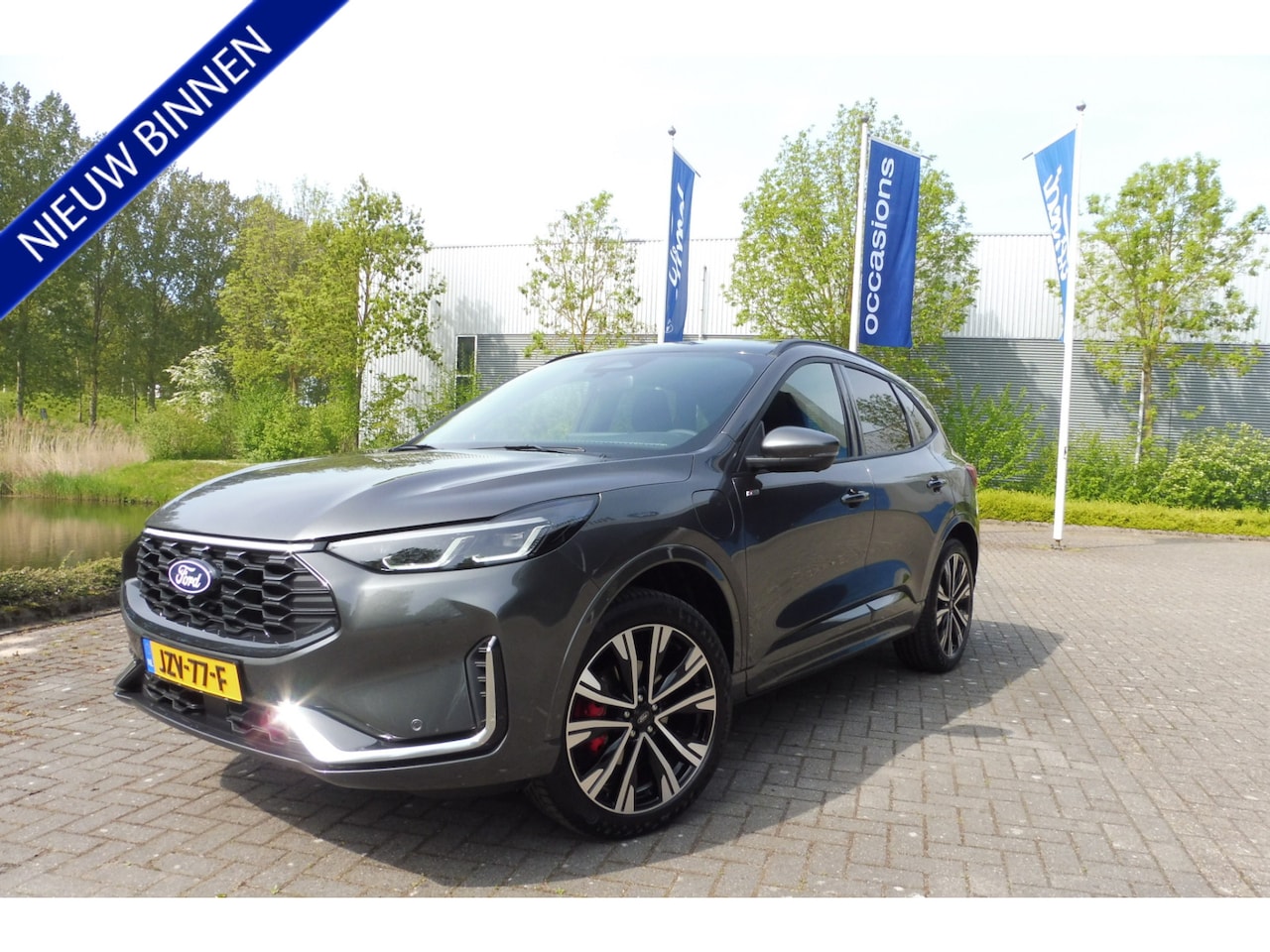 Ford Kuga - ST-Line X Panodak Trekhaak alle Packs Nieuw direct uit voorraad Grijs en Zwart - AutoWereld.nl