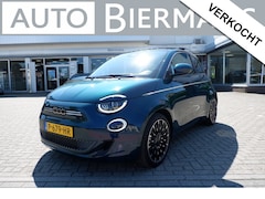 Fiat 500e - La Prima 42 kWh / INCL. 12mnd BOVAG / Schuif-kantel dak / Leer