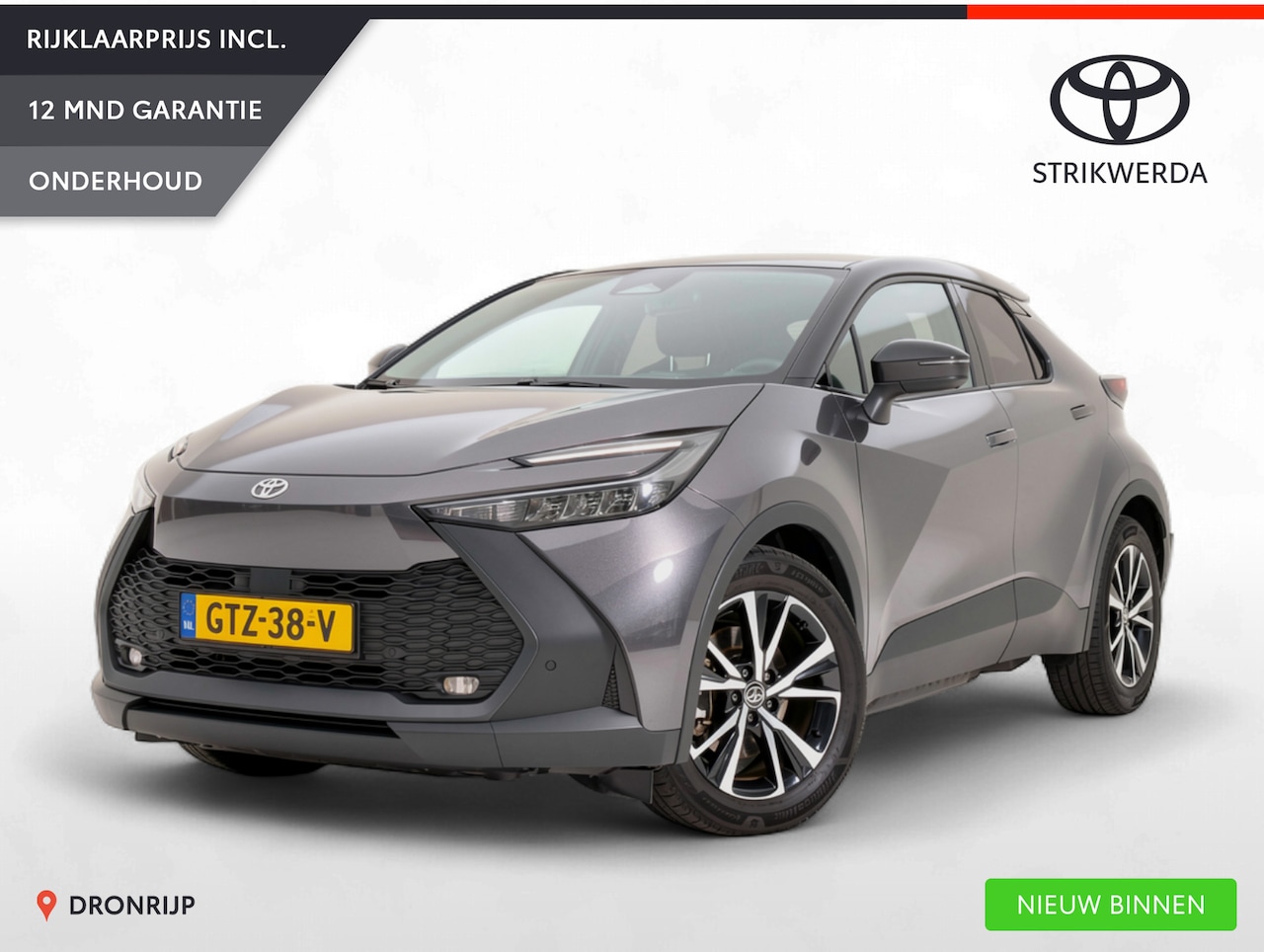 Toyota C-HR - 2.0 Plug-in Hybrid 220 Dynamic | Stoel- Stuurverwarming | Dodehoek | PDC V+A | Camera | Na - AutoWereld.nl